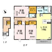 D-roomビオラの間取り画像