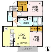 ラフィーネⅡの間取り画像