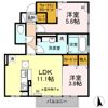 ラフィーネⅡの間取り画像