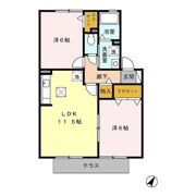 ベルメゾン A棟の間取り画像