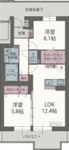 ユング フラウの間取り画像