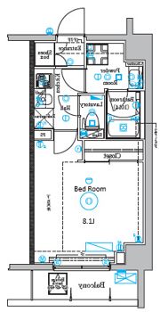 DIPS四ツ木の間取り画像