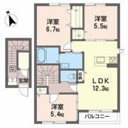 ヘリオス Iの間取り画像