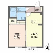 シャーメゾンパウパウの間取り画像
