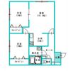 ラ・メール桂岡 A棟の間取り画像