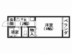 セジュール祗園の間取り画像