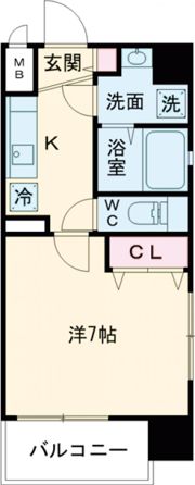 プロシード豊田の間取り画像