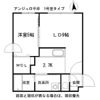 angelot HIRAGISHI(アンジュロ平岸)の間取り画像