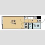 アタゴドミトリー八乙女ⅡB棟の間取り画像