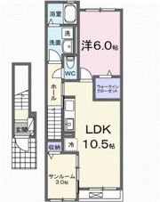 サンシャイン中曽司の間取り画像