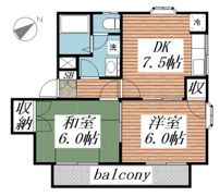 パレシオンA・Sの間取り画像
