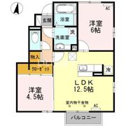 コラール Bの間取り画像