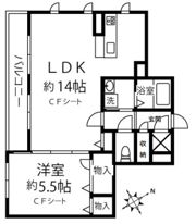 ラディーチェCの間取り画像