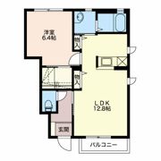メゾンドルミエール Cの間取り画像
