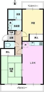 ワコー東寺尾マンションの間取り画像