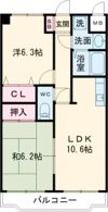 パークサイド武蔵野の間取り画像