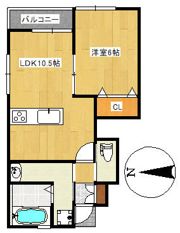 クラウドナインの間取り画像