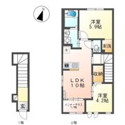 ラピスラズリの間取り画像