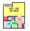 Blanc Cube一ノ割の間取り画像