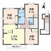 シャーメゾンアリスの間取り画像