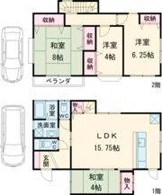 熊谷市大原戸建の間取り画像