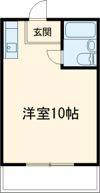 ハイツ生田の間取り画像