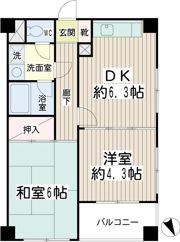 ベルカーサ生麦の間取り画像