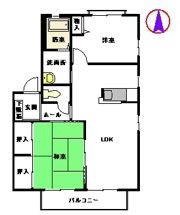 ルミエール周船寺 C棟の間取り画像