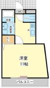 メゾンハピネスの間取り画像
