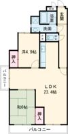 エクレール東辻井の間取り画像