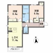 シャーメゾン柿田川の間取り画像