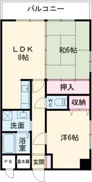 リバーサイド白鷺の間取り画像