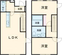 ライツタウン皆瀬の間取り画像