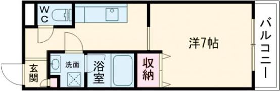 ベルドミール西二階町の間取り画像