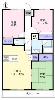 グランデ・アルヴォーレ3番館の間取り画像