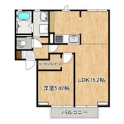 プレステージBの間取り画像