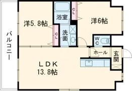 ヴァルトハヤシⅠの間取り画像