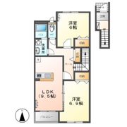 ヴァン・ヌーボ vent nouveauの間取り画像
