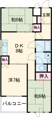 ハイツ永井の間取り画像