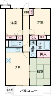 ライオンズマンション青梅第二の間取り画像