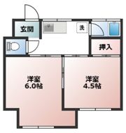 泉町綿貫様貸家B2号の間取り画像