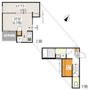 CB七里レフィノの間取り画像
