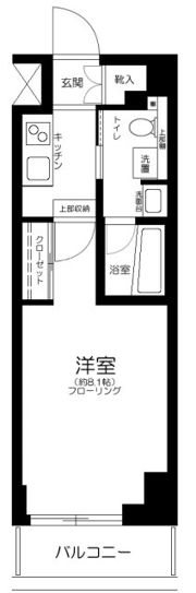 AXAS東新宿アジールコートの間取り画像