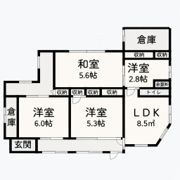 別府市末広町戸建の間取り画像
