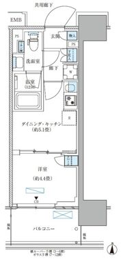 パークアクシス西大島コンフォートスクエアの間取り画像