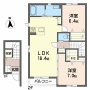 シャーメゾン・ヴィレッタBの間取り画像