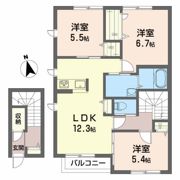 アルカンシェルの間取り画像