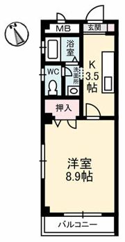 みかげマンションの間取り画像