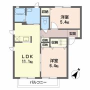 ディアス 愛宕の間取り画像