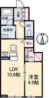 アリスティオ・ガーデンY Cの間取り画像